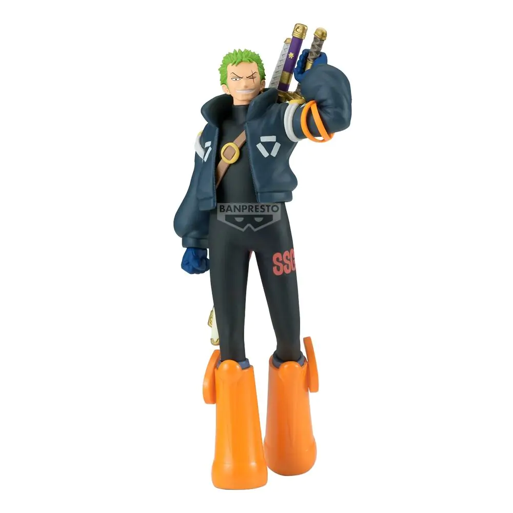 One Piece The Shukko Roronoa Zoro Egghead Figur 17cm Produktfoto