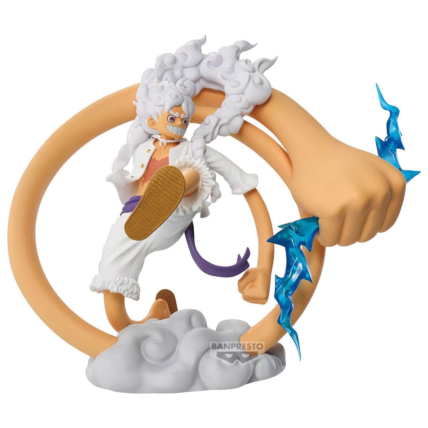 One Piece Theorama Soul Monkey D Luffy Gear 5 Figur 18 cm Produktfoto