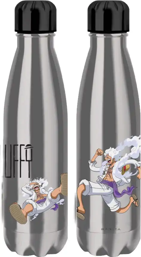 One Piece Thermo-Wasserflasche Luffy Gear 5 Silver Produktfoto