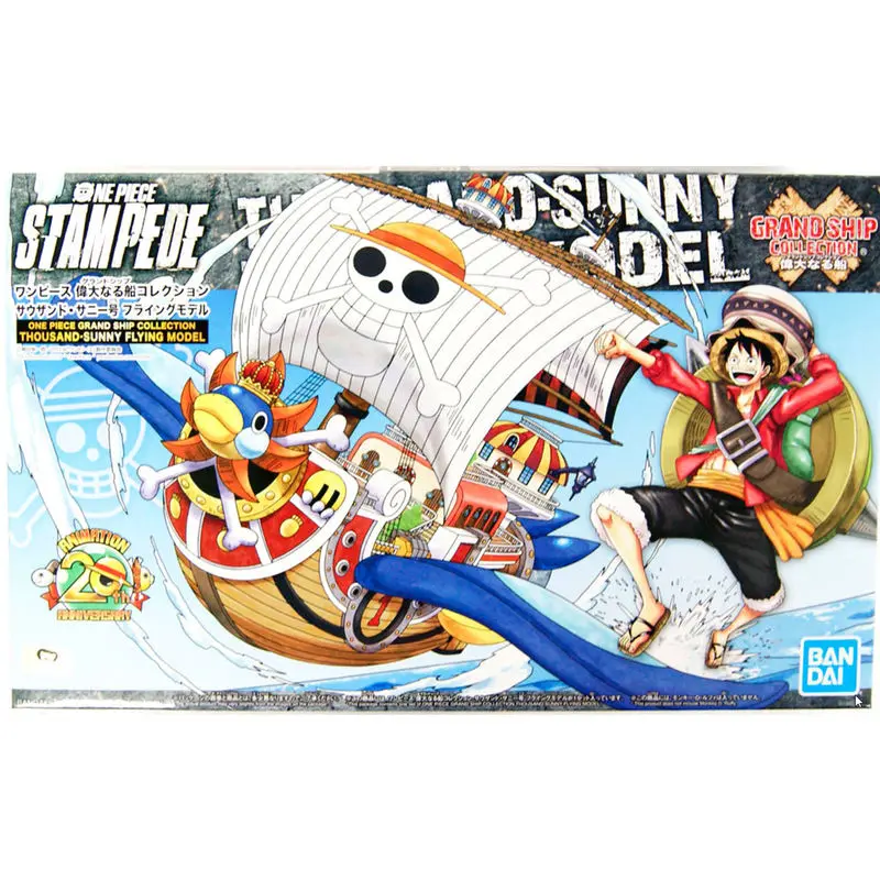 One Piece Thousand-Sunny Flying Model Ship Modellbausatz Figur 12cm Produktfoto