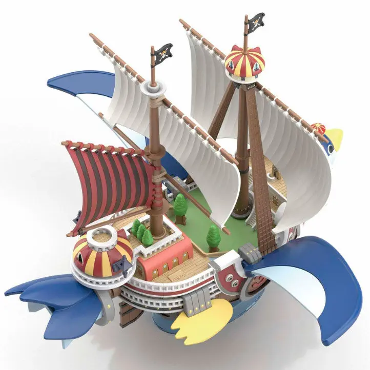 One Piece Thousand-Sunny Flying Model Ship Modellbausatz Figur 12cm Produktfoto