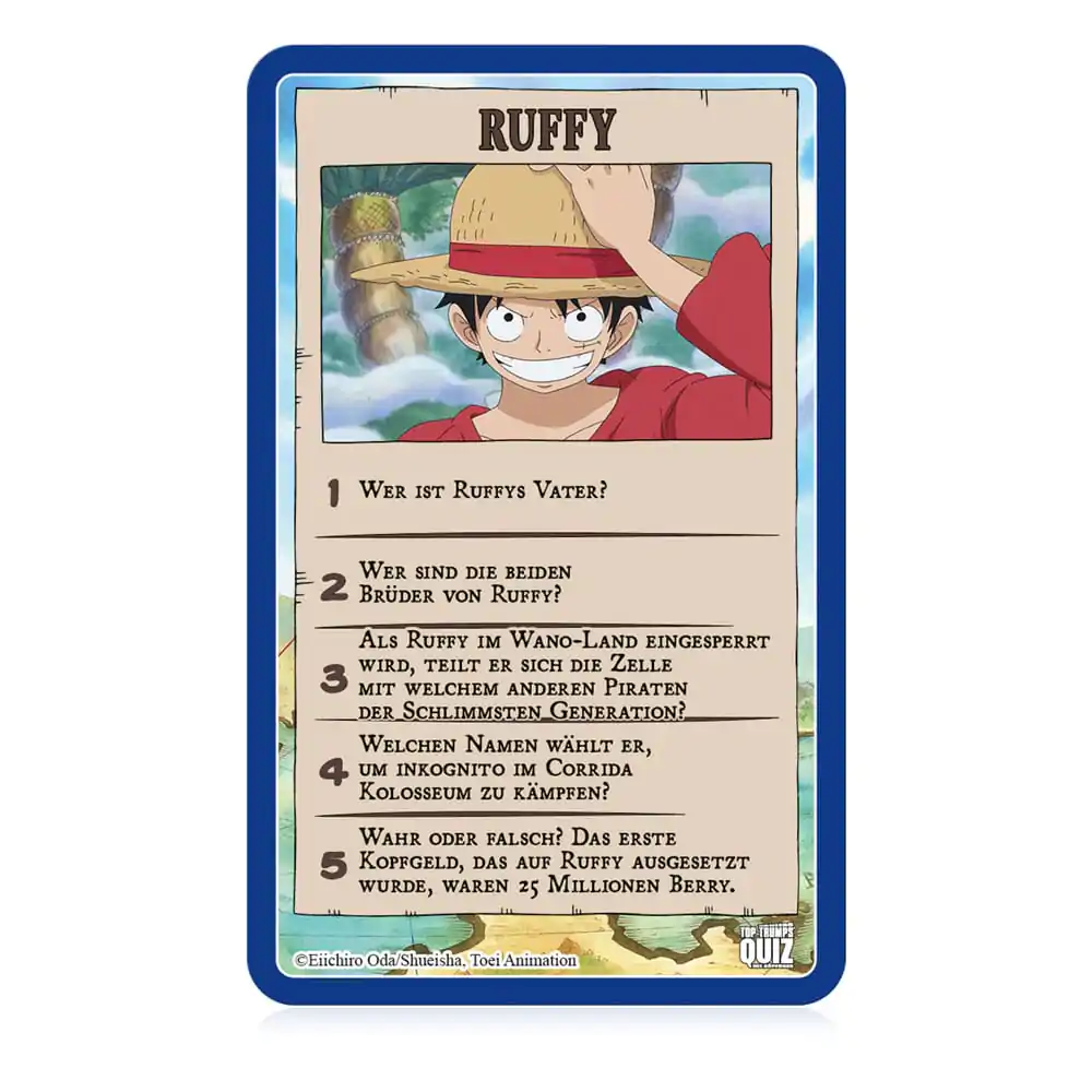 One Piece Kartenspiel Top Trumps Quiz *Deutsche Version* termékfotó