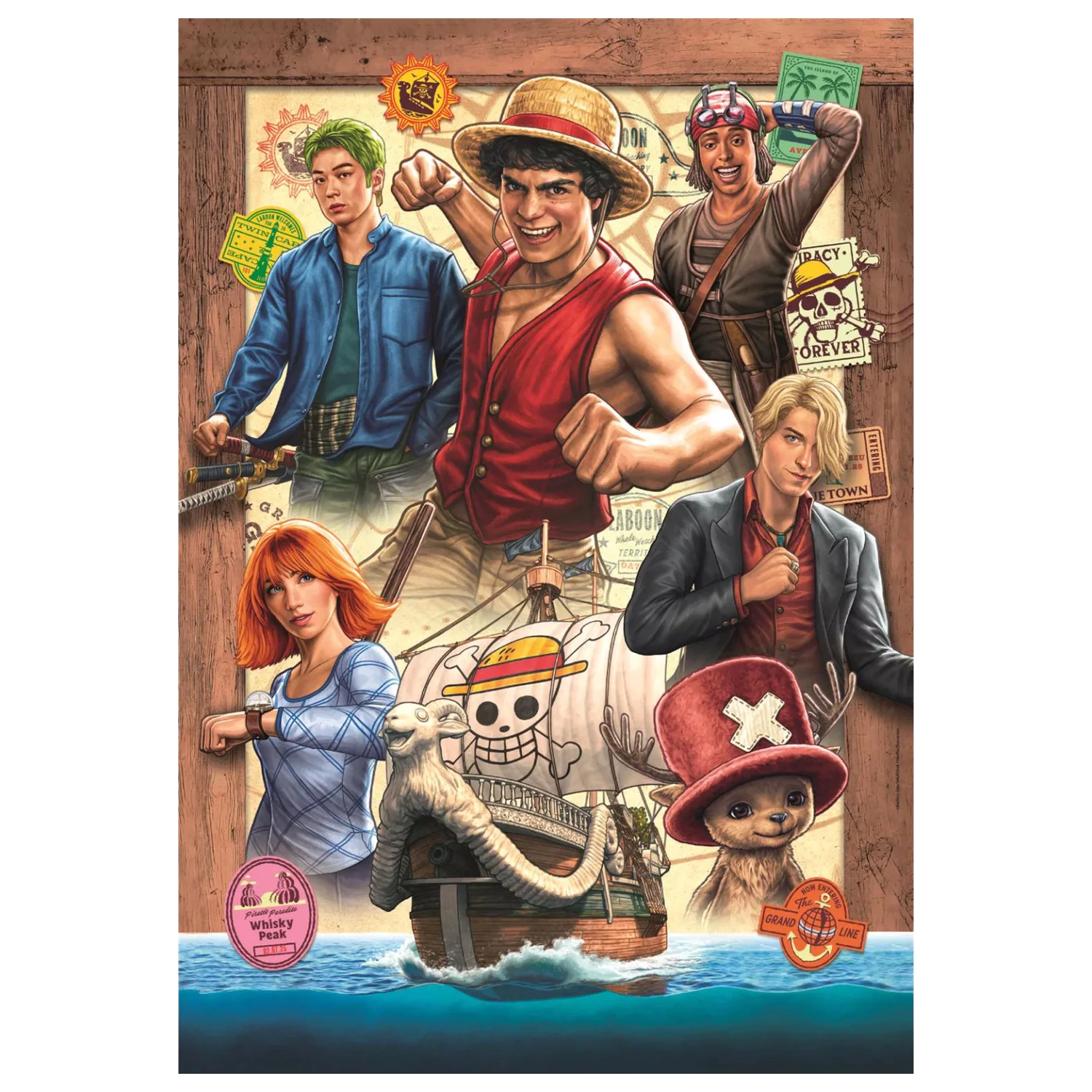 One Piece Treasure Hunt 300-teiliges Puzzle Produktfoto