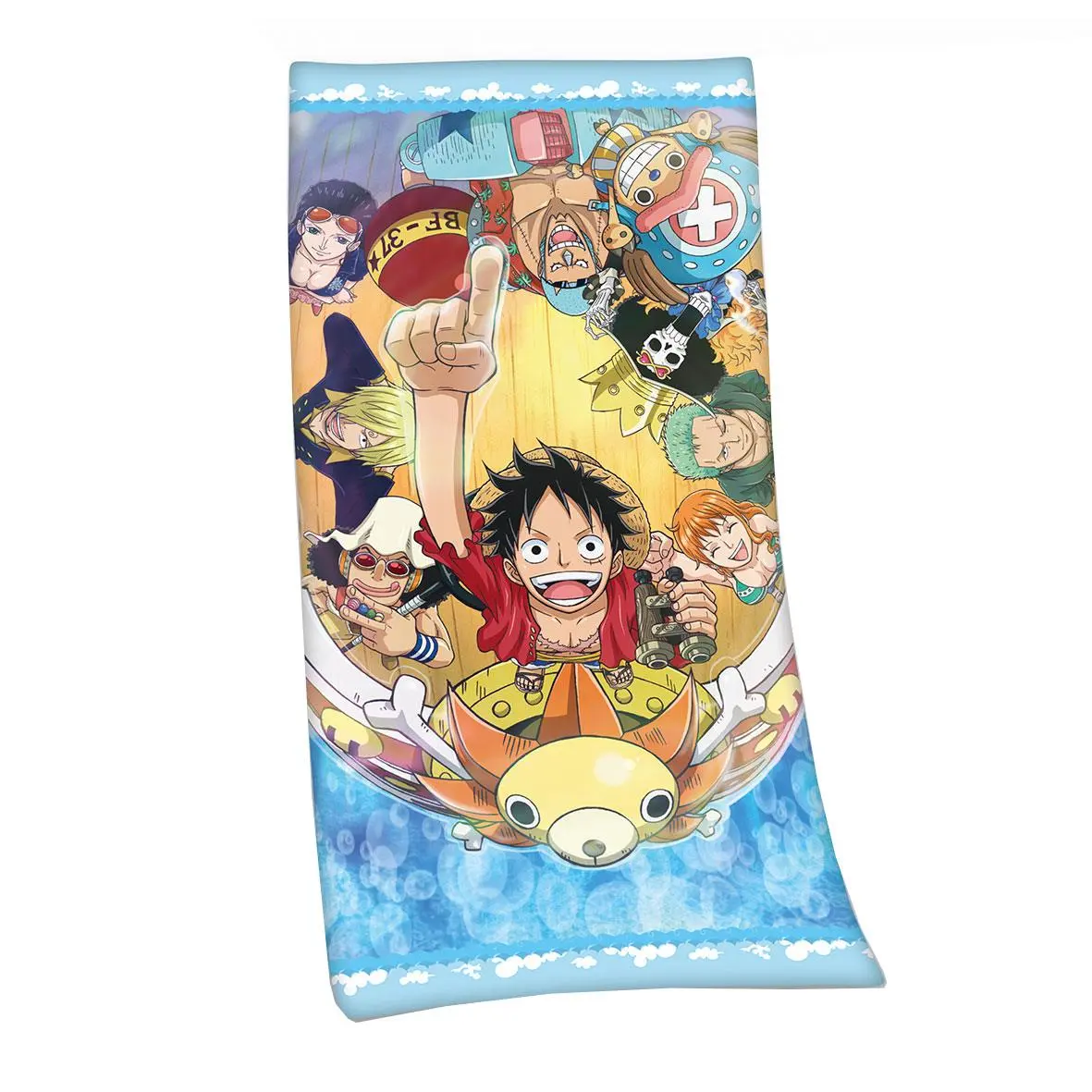 One Piece Velours-Handtuch Strohhutpiraten 75 x 150 cm termékfotó