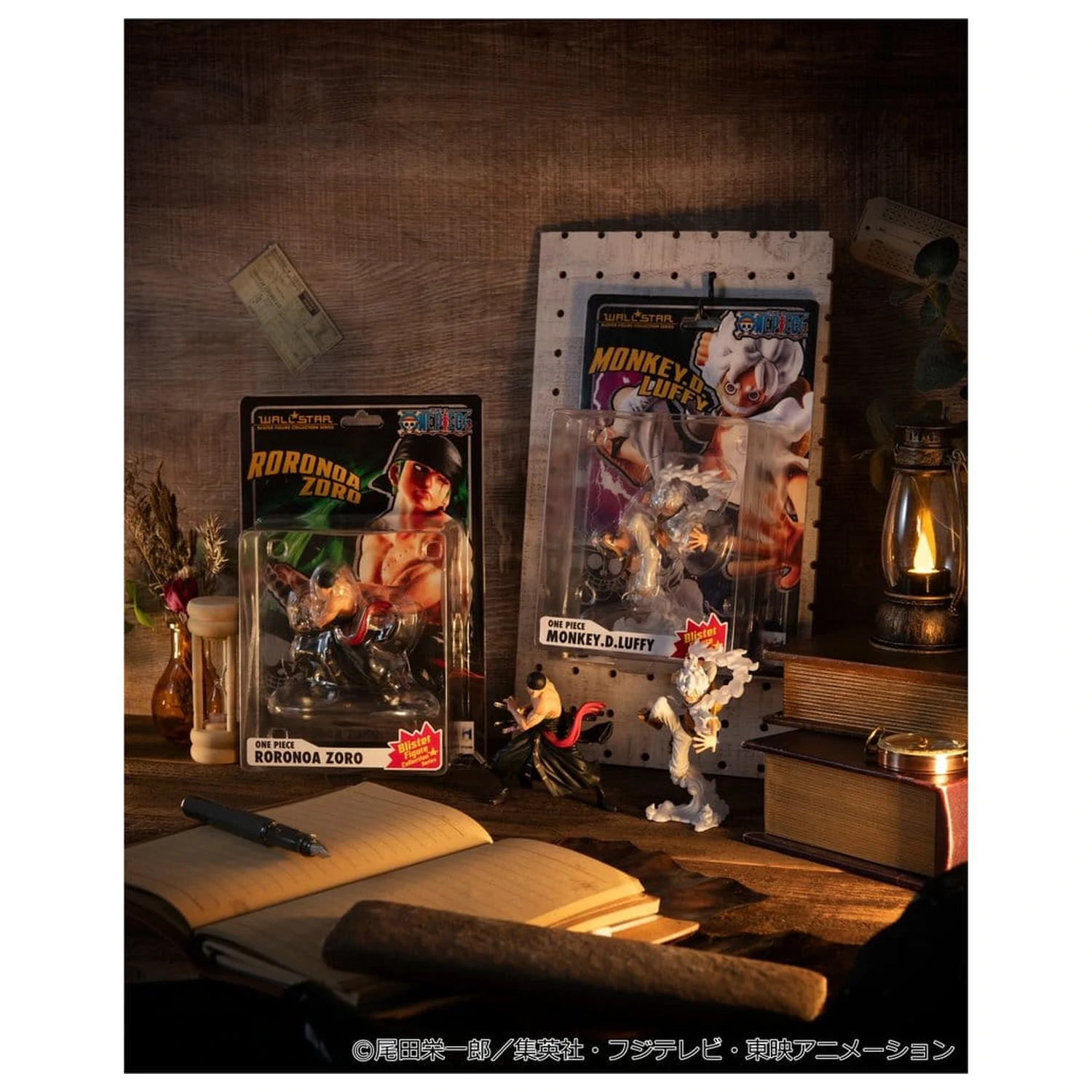 One Piece Wallstar PVC Figuren 2er-Pack Monkey D. Luffy Gear Fifth & Roronoa Zoro (mit Geschenk) 10 cm Produktfoto