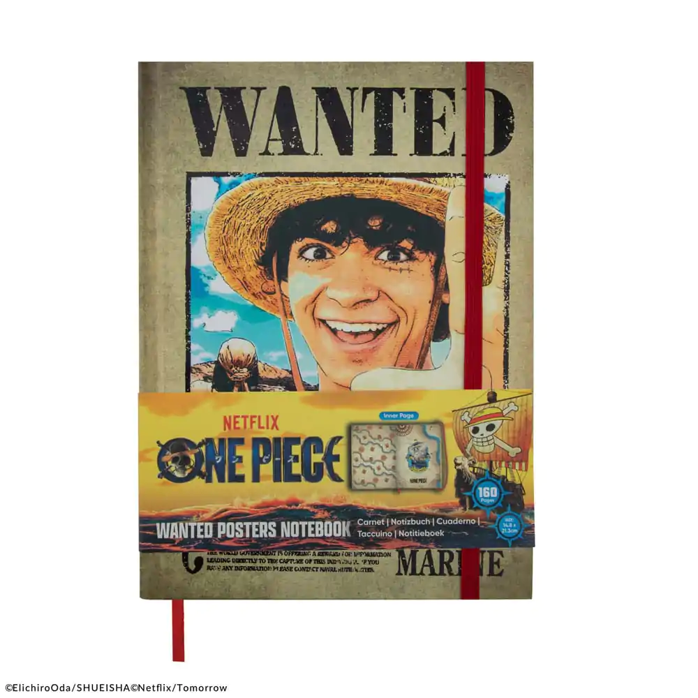 One Piece Notizbuch Wanted Posters termékfotó