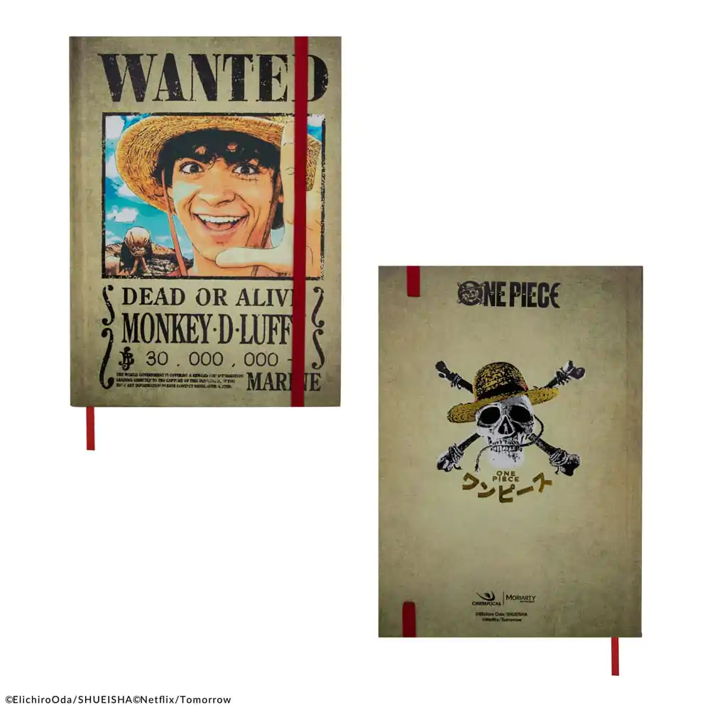 One Piece Notizbuch Wanted Posters termékfotó