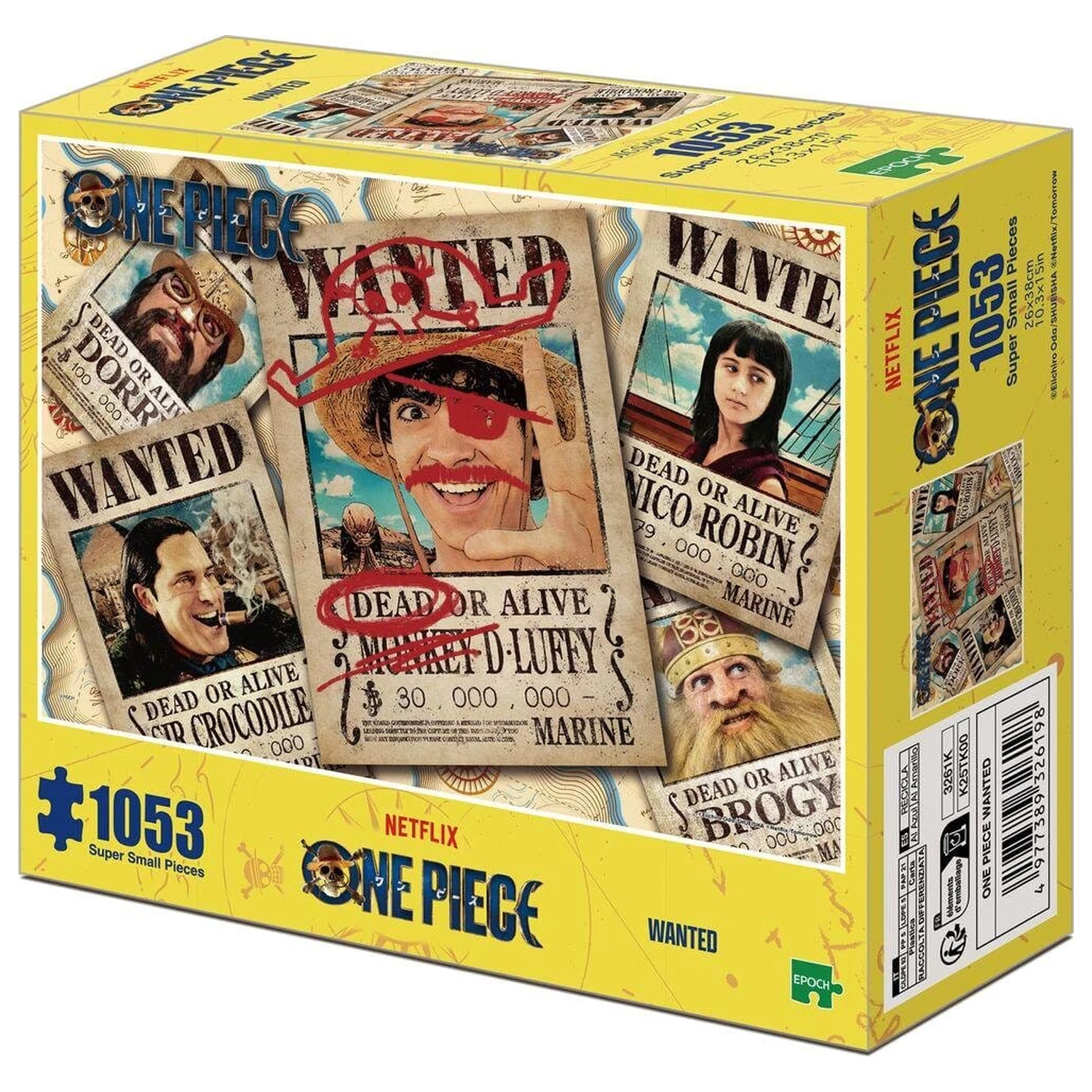 One Piece 1000-teiliges Puzzle Wanted Produktfoto