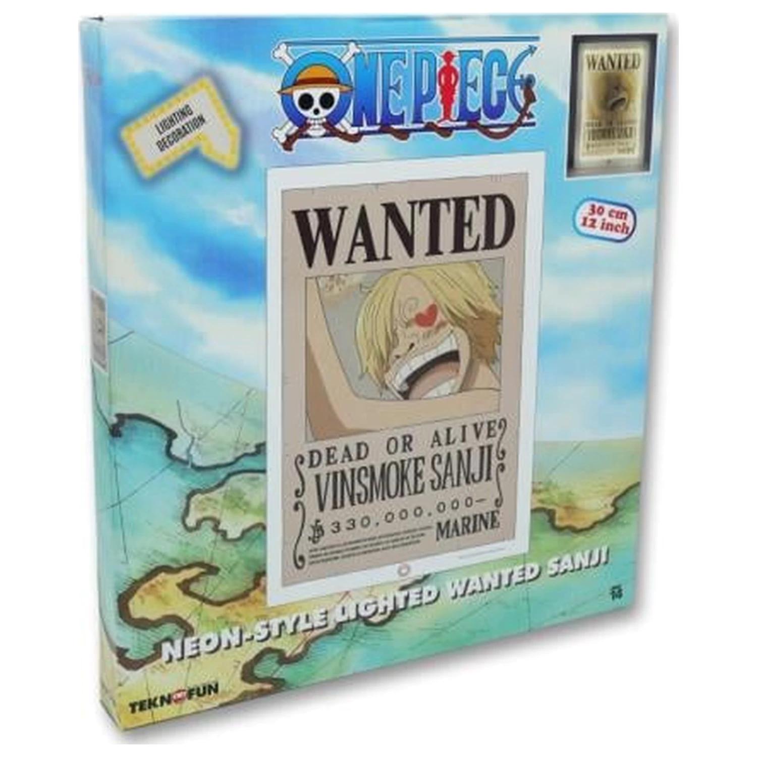 One Piece Wanter Sanji Neonlampe 30cm Produktfoto