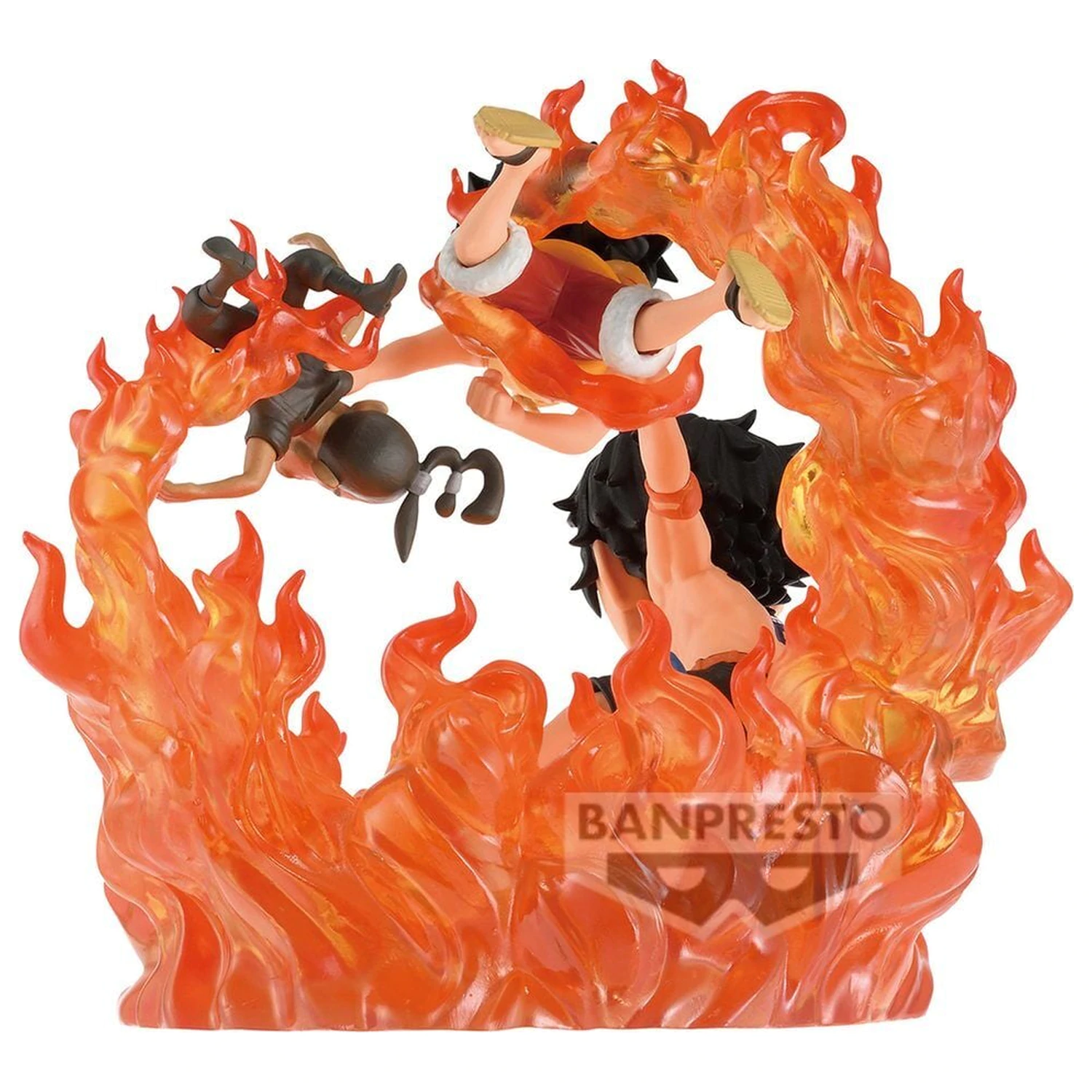 One Piece WCF Log Stories Marineford Portgas D Ace & Monkey D Luffy Figur 10cm Produktfoto