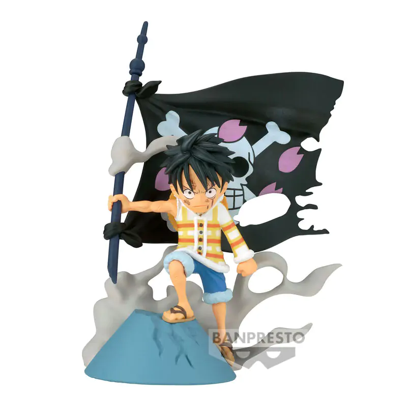 One Piece WCF Log Stories Monkey D Luffy Figur 8cm termékfotó