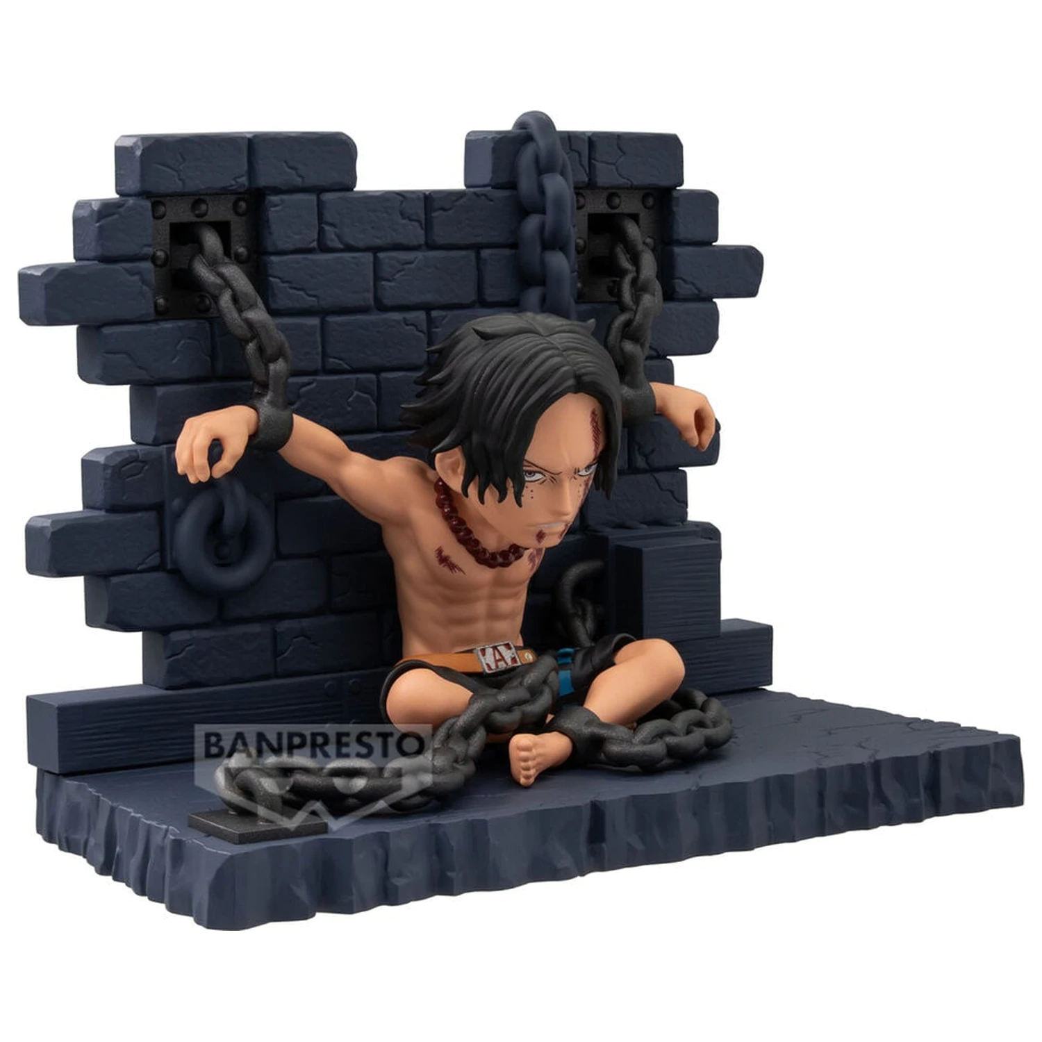 One Piece WCF Log Stories Portgas D Ace Impeldown Figur 8 cm Produktfoto
