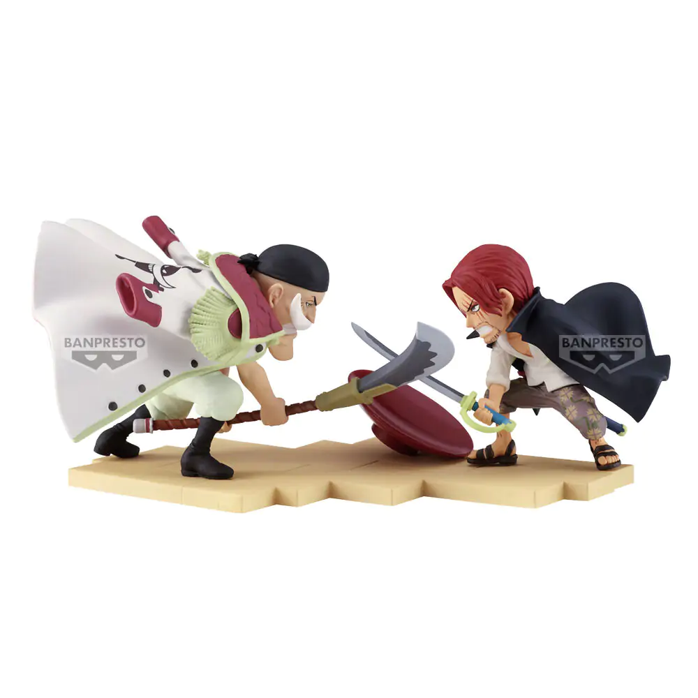 One Piece World Collectable Log Stories Edward Newgate vs. Shanks Figur 13cm Produktfoto