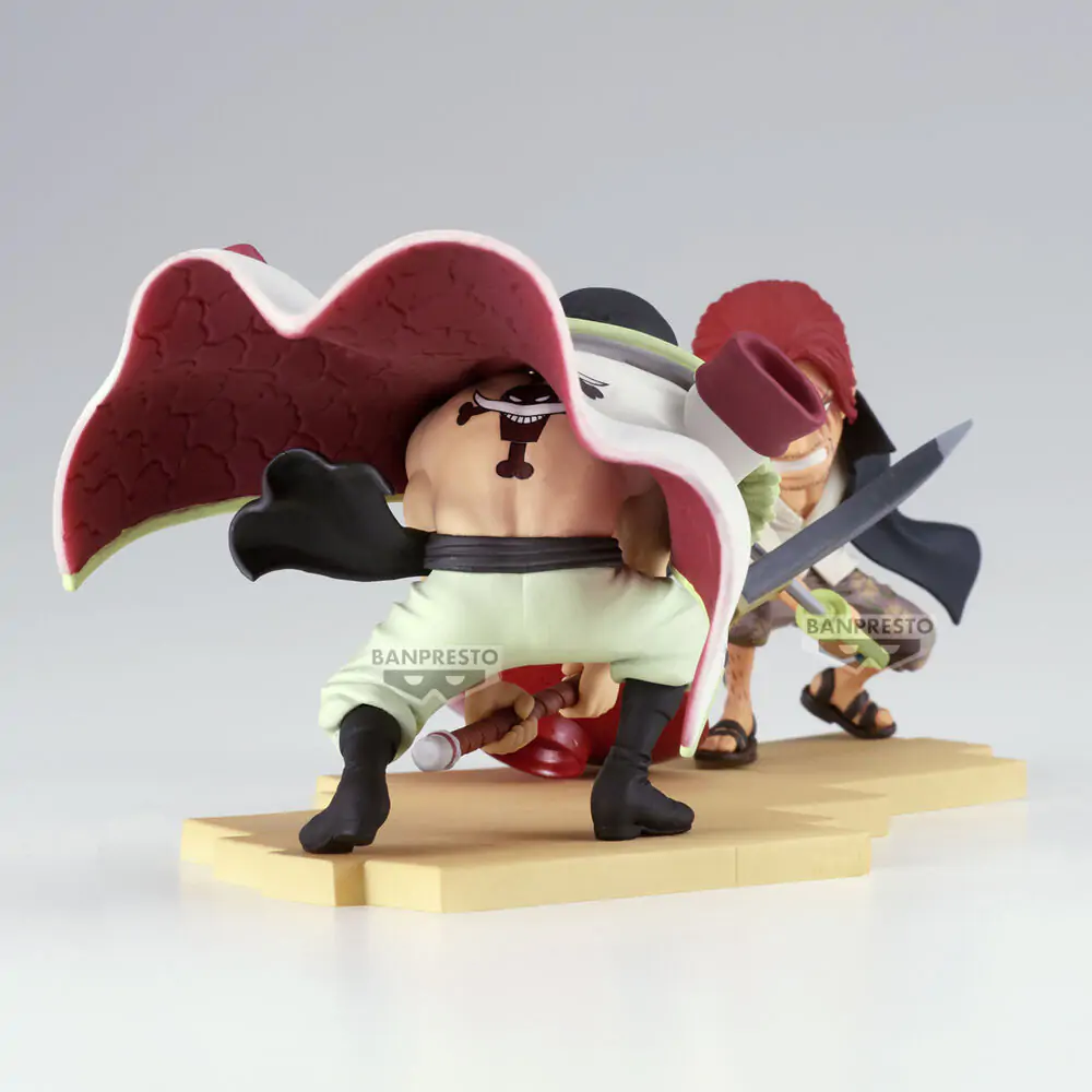 One Piece World Collectable Log Stories Edward Newgate vs. Shanks Figur 13cm Produktfoto