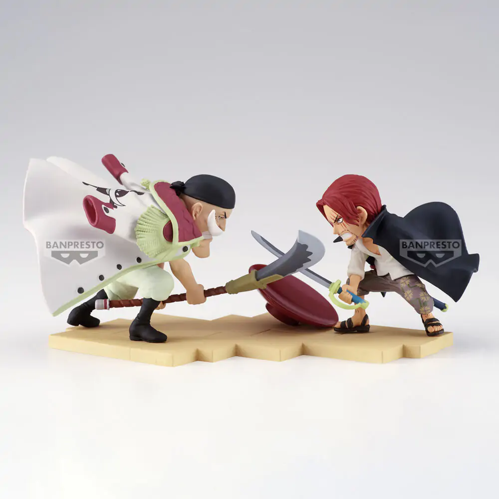 One Piece World Collectable Log Stories Edward Newgate vs. Shanks Figur 13cm Produktfoto