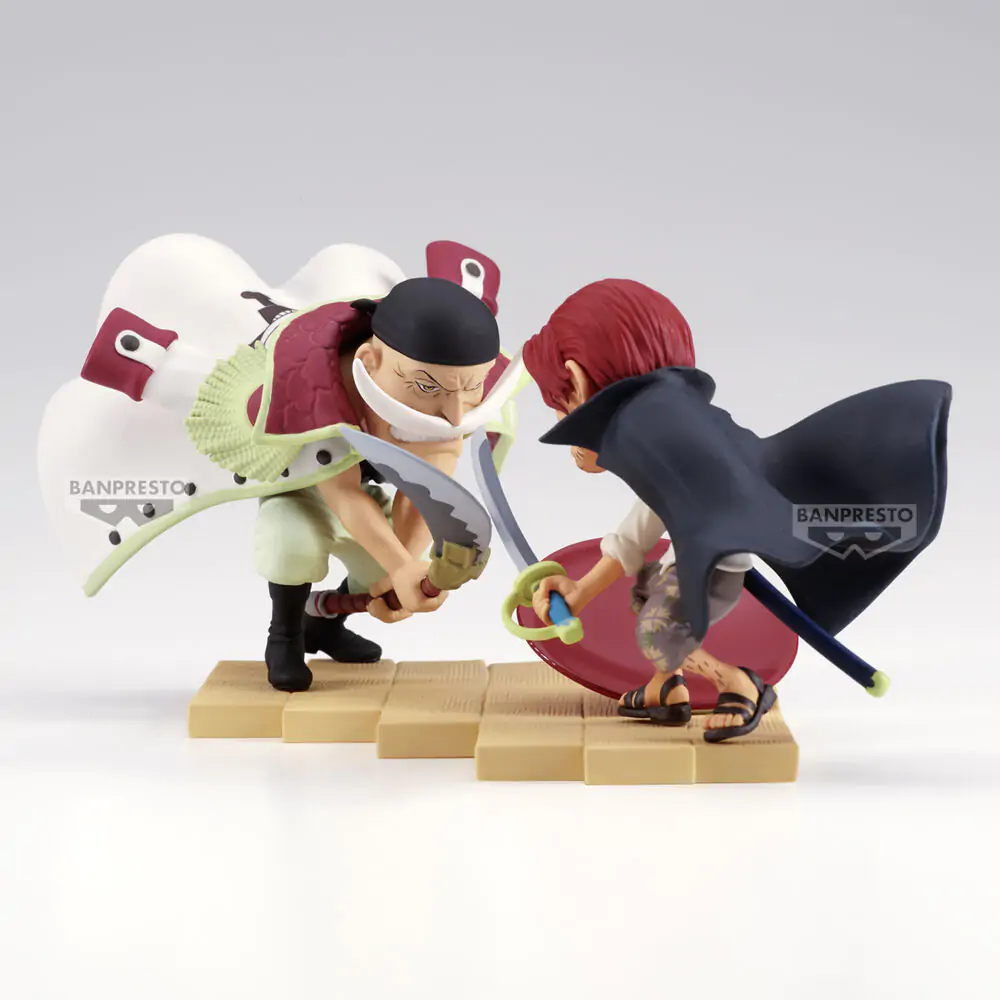 One Piece World Collectable Log Stories Edward Newgate vs. Shanks Figur 13cm Produktfoto