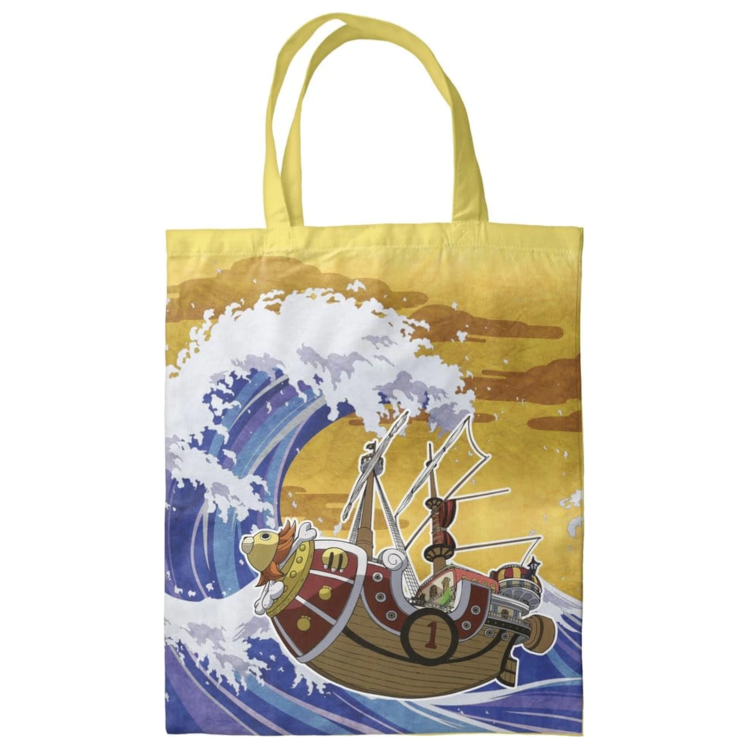 One Piece Einkaufstasche Gelb 40 x 35 cm Produktfoto
