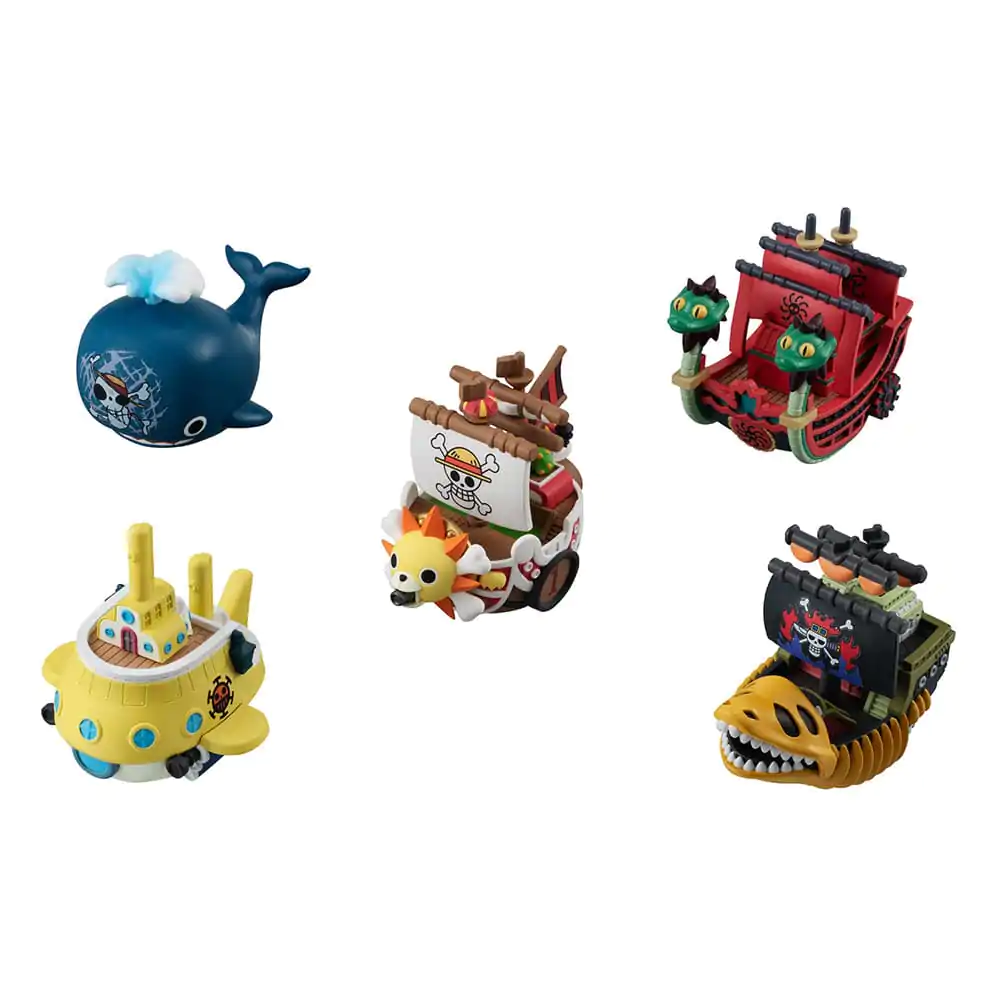 One Piece Yuracolle Series Trading Figur 5er-Pack Grand Line Vol. 2 6 cm Produktfoto