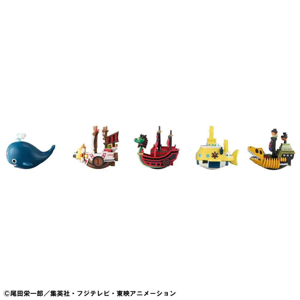 One Piece Yuracolle Series Trading Figur 5er-Pack Grand Line Vol. 2 6 cm Produktfoto