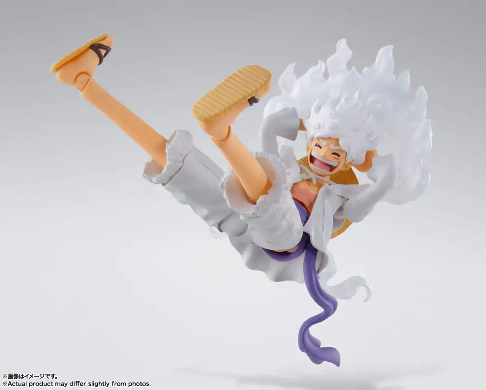 One Piece S.H. Figuarts Actionfigur Monkey D. Ruffy Gear 5 15 cm Produktfoto