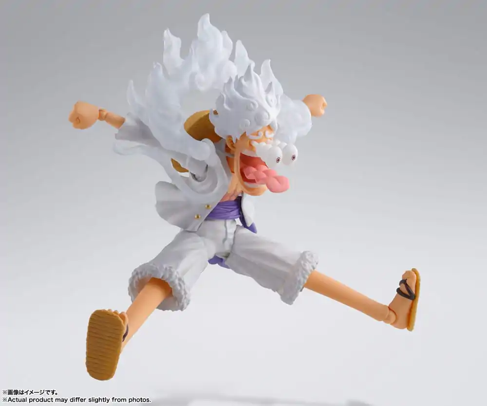 One Piece S.H. Figuarts Actionfigur Monkey D. Ruffy Gear 5 15 cm Produktfoto