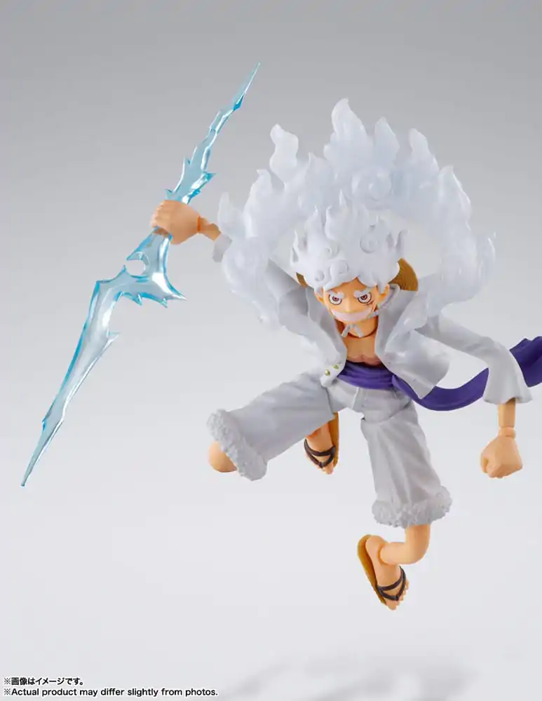 One Piece S.H. Figuarts Actionfigur Monkey D. Ruffy Gear 5 15 cm Produktfoto