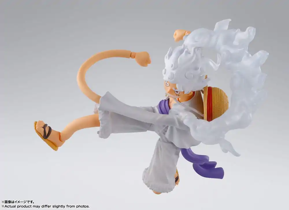 One Piece S.H. Figuarts Actionfigur Monkey D. Ruffy Gear 5 15 cm Produktfoto