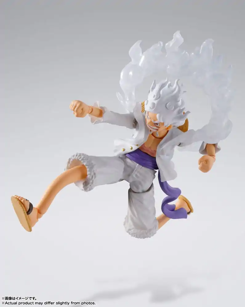 One Piece S.H. Figuarts Actionfigur Monkey D. Ruffy Gear 5 15 cm Produktfoto