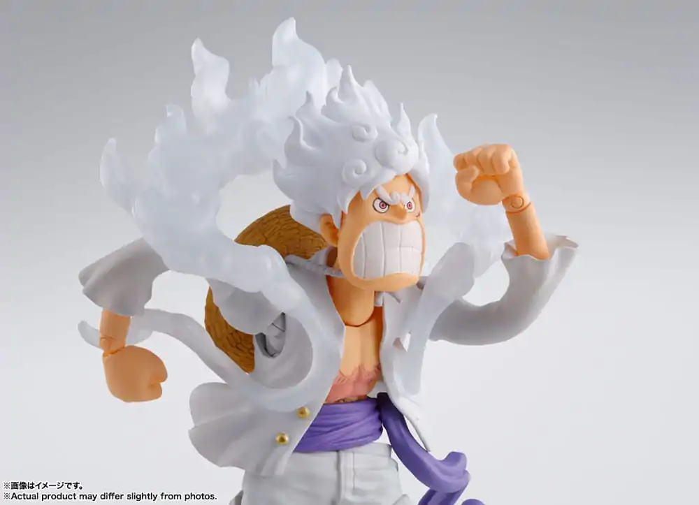 One Piece S.H. Figuarts Actionfigur Monkey D. Ruffy Gear 5 15 cm Produktfoto