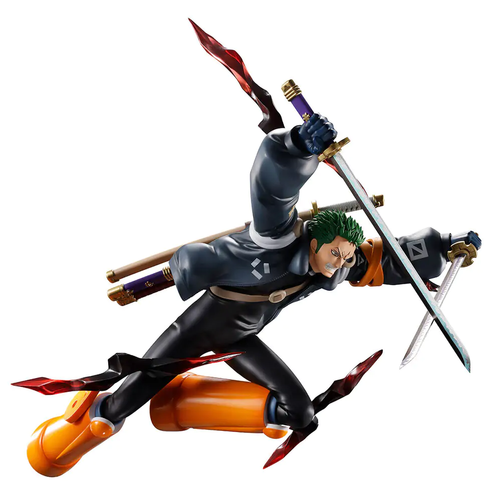 One Piece Zoro Burts of Energy Masterlise Expiece Roronoa Zoro Ichibansho Figur 15cm Produktfoto