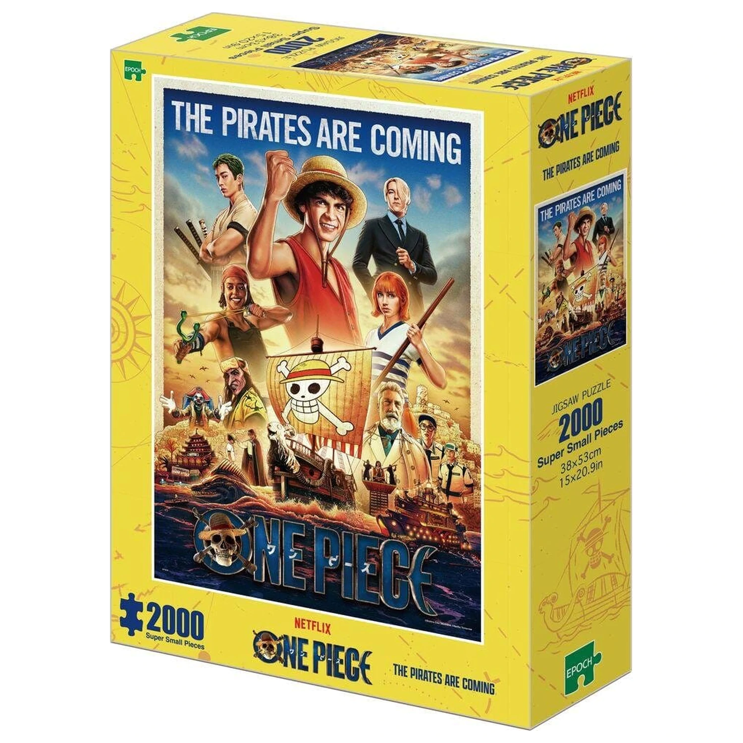One Piece 2000-Teile Puzzle The Pirates Are Coming Produktfoto