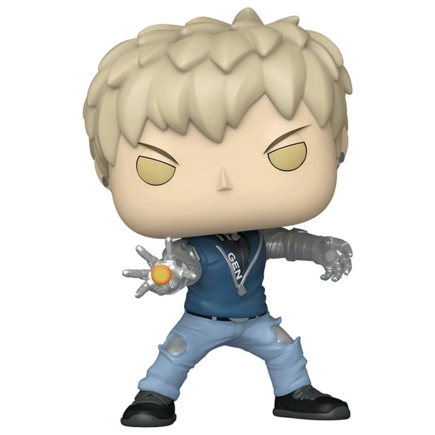 One Punch Man Funko POP! Animation Vinyl Figur Genos 9 cm Produktfoto