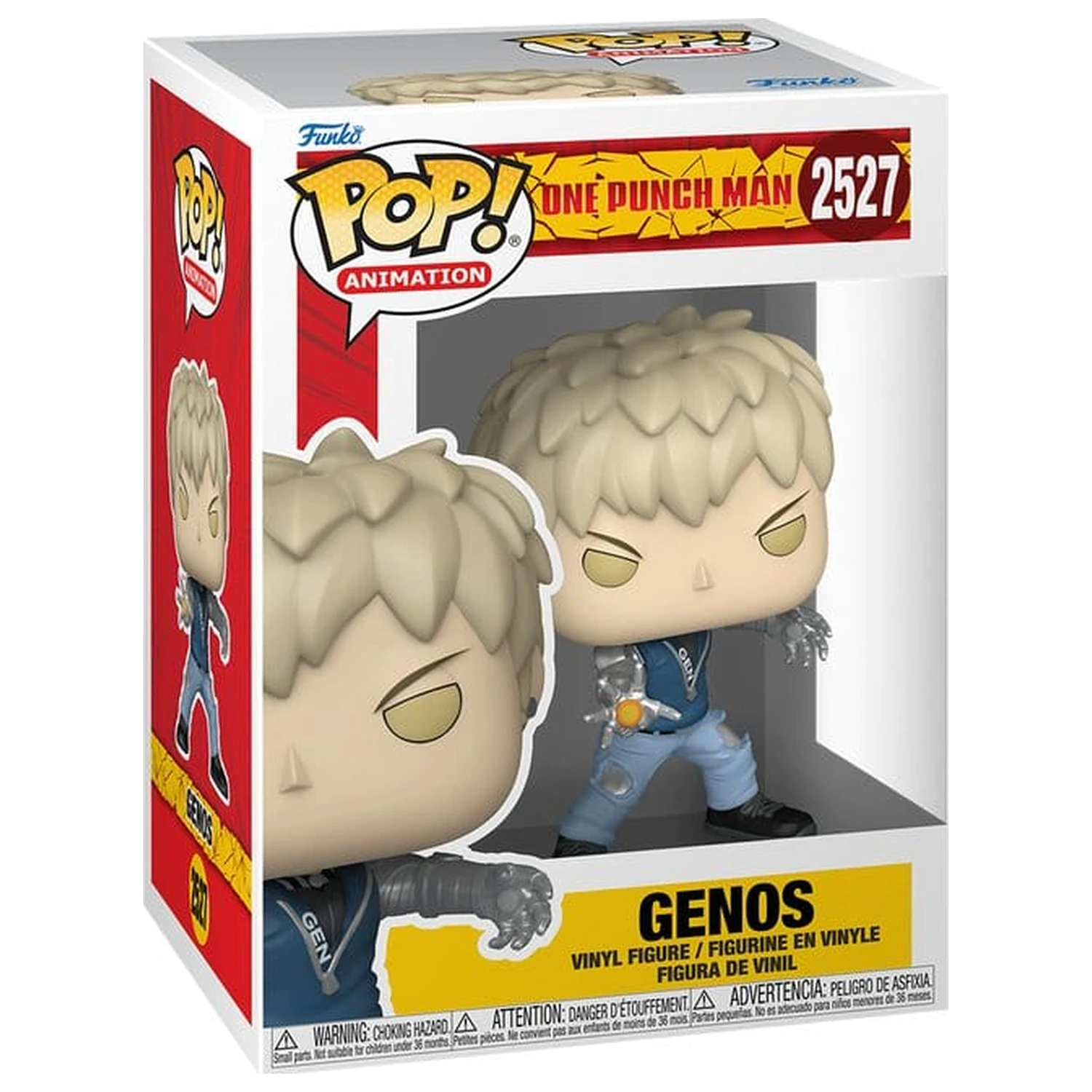 One Punch Man Funko POP! Animation Vinyl Figur Genos 9 cm Produktfoto