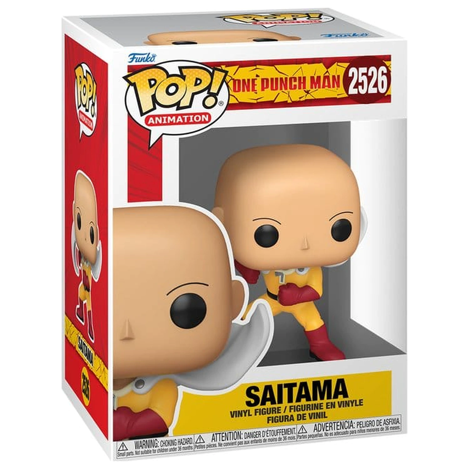 One Punch Man Funko POP! Animation Vinyl Figur Saitama 9 cm Produktfoto