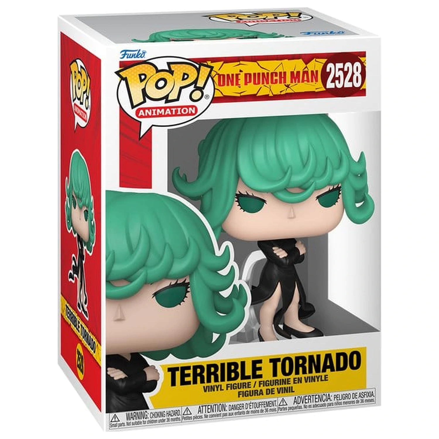 One Punch Man Funko POP! Animation Vinyl Figur Terrible Tornado 9 cm Produktfoto