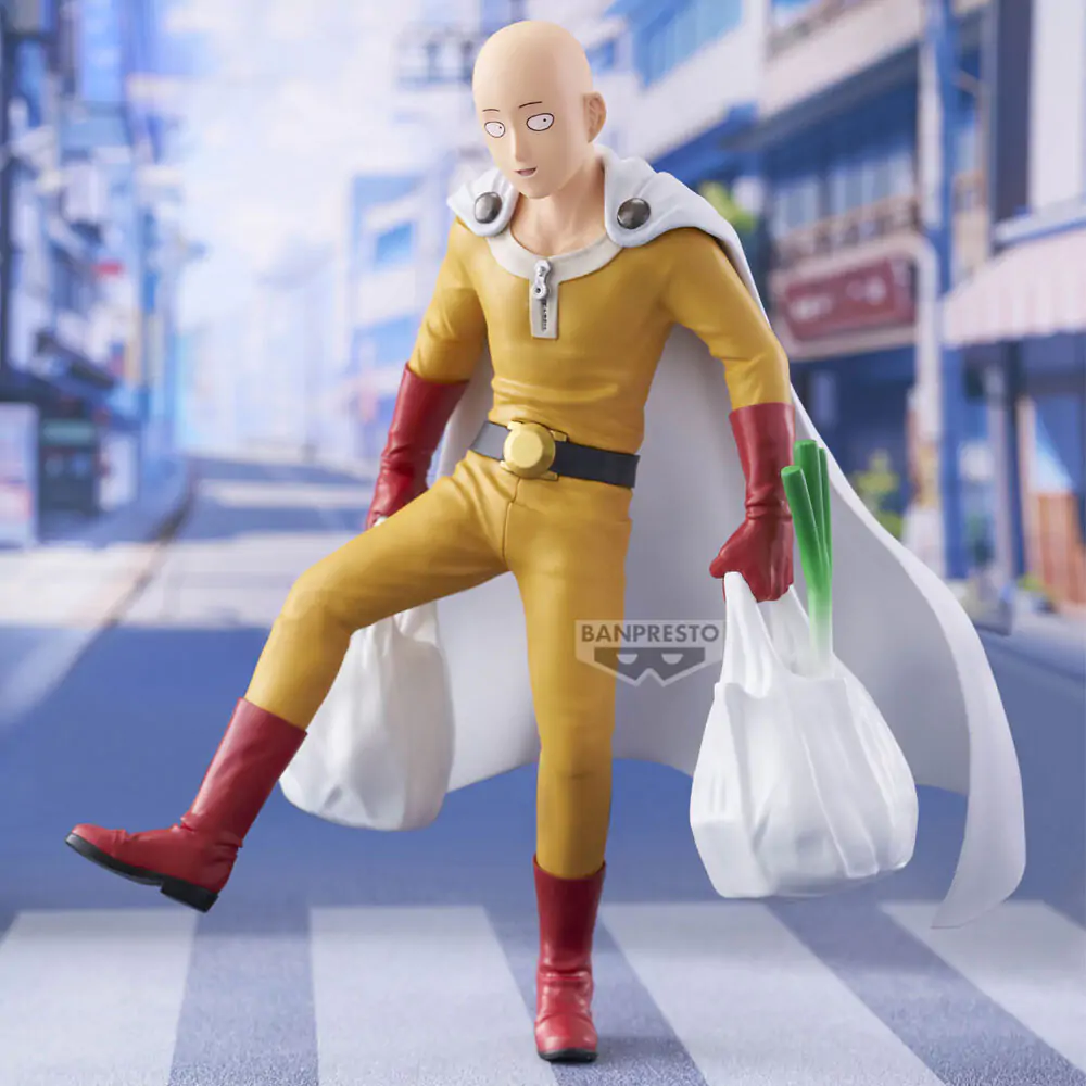One Punch Man Saitama One Punch Life Figur 20cm Produktfoto