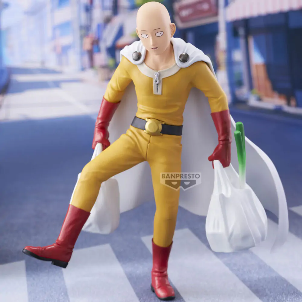 One Punch Man Saitama One Punch Life Figur 20cm Produktfoto
