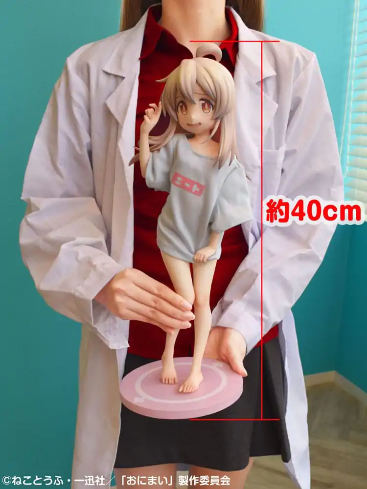 Onimai: I´m Now Your Sister! PVC Statue 1/4 Mahiro Oyama Neet T-Shirt Ver. 40 cm Produktfoto