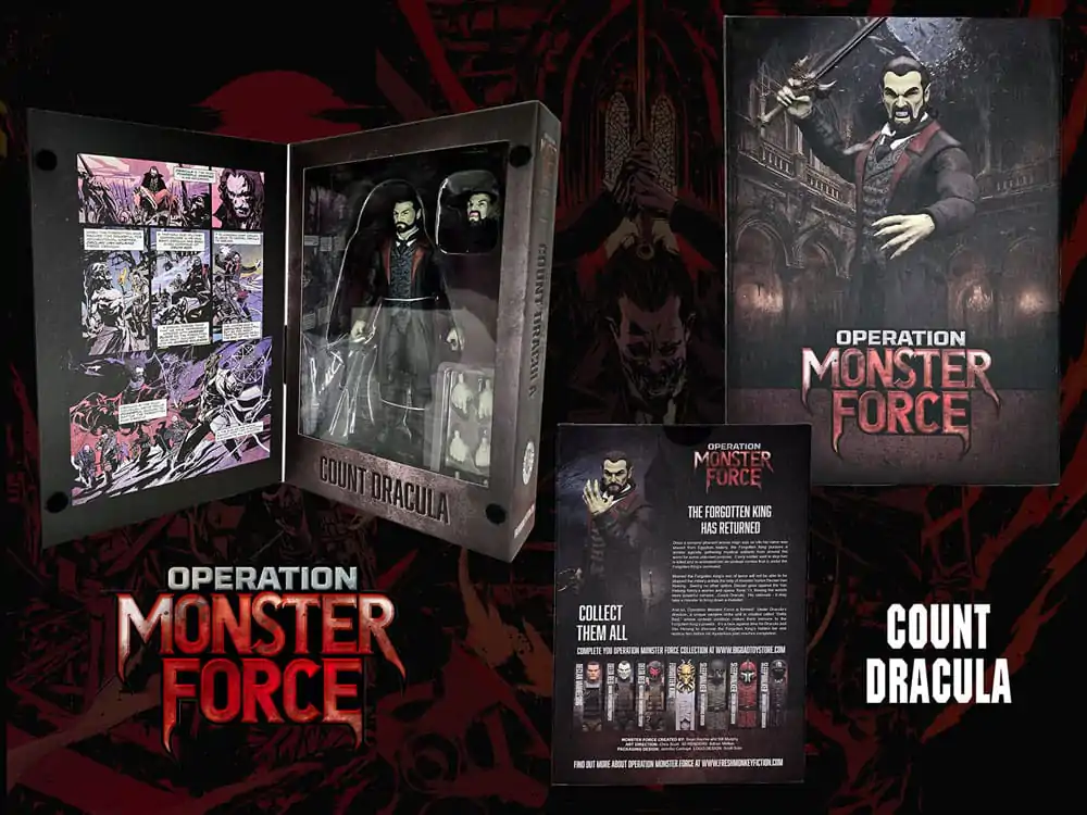 Operation: Monster Force Actionfigur 1/12 Count Dracula 15 cm Produktfoto