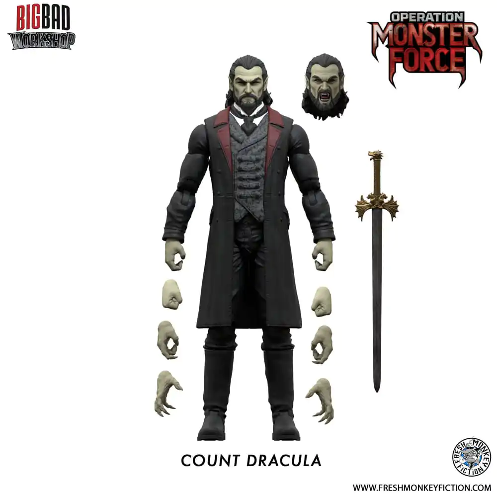 Operation: Monster Force Actionfigur 1/12 Count Dracula 15 cm Produktfoto