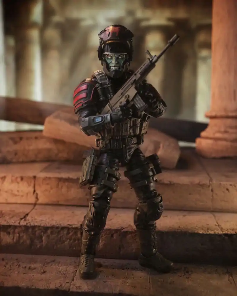 Operation: Monster Force Actionfigur 1/12 Delta Red Nocturnal Operations Trooper 15 cm Produktfoto