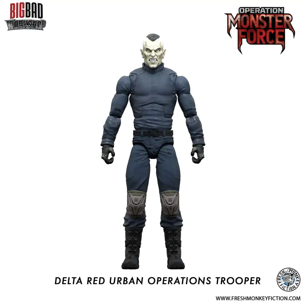 Operation: Monster Force Actionfigur 1/12 Delta Red Urban Operations Trooper 15 cm Produktfoto