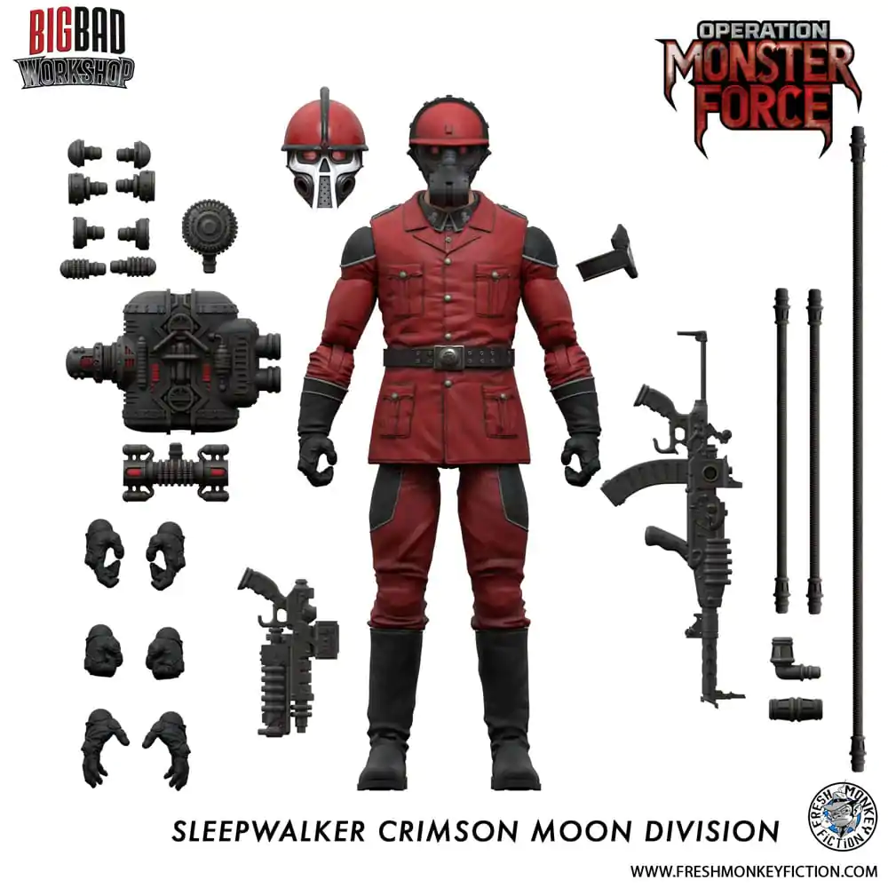 Operation: Monster Force Actionfigur 1/12 Sleepwalker Crimson Moon Division 15 cm Produktfoto