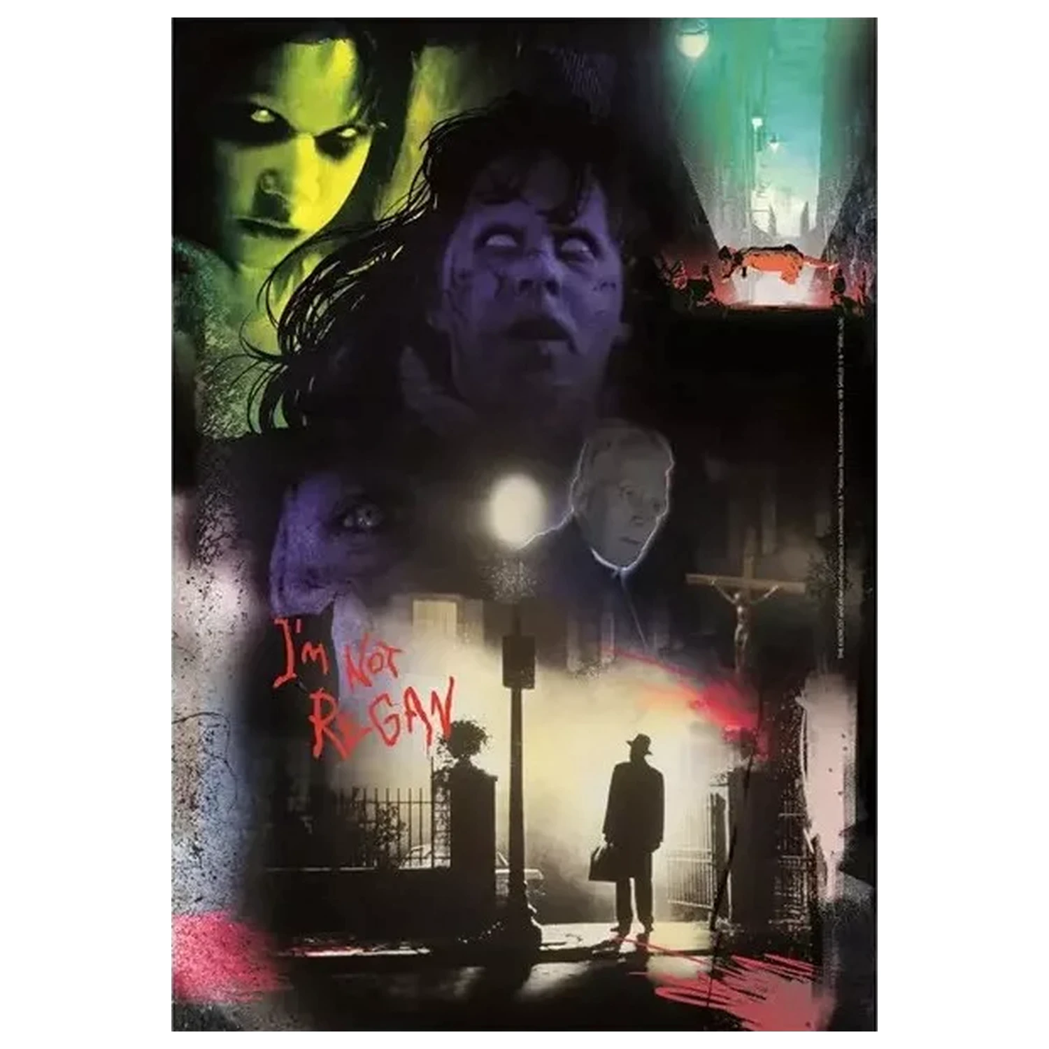 The Exorcist Horror 1000 Teile Compact Puzzle Produktfoto