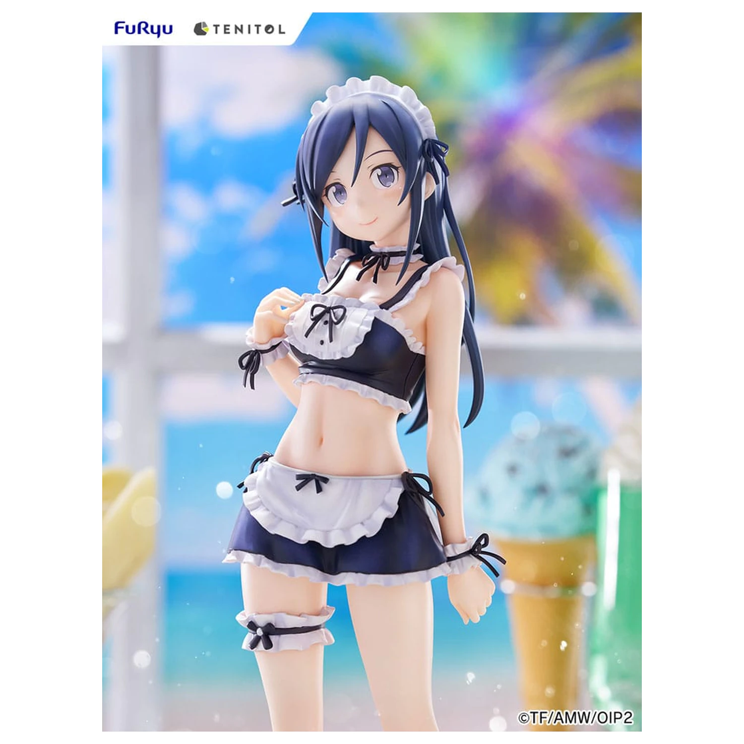 Ore no Imouto ga Konna ni Kawaii Wake ga Nai. Tenitol Große PVC Statue Aragaki Ayase Badeanzüge Dienstmädchen Version 30 cm Produktfoto
