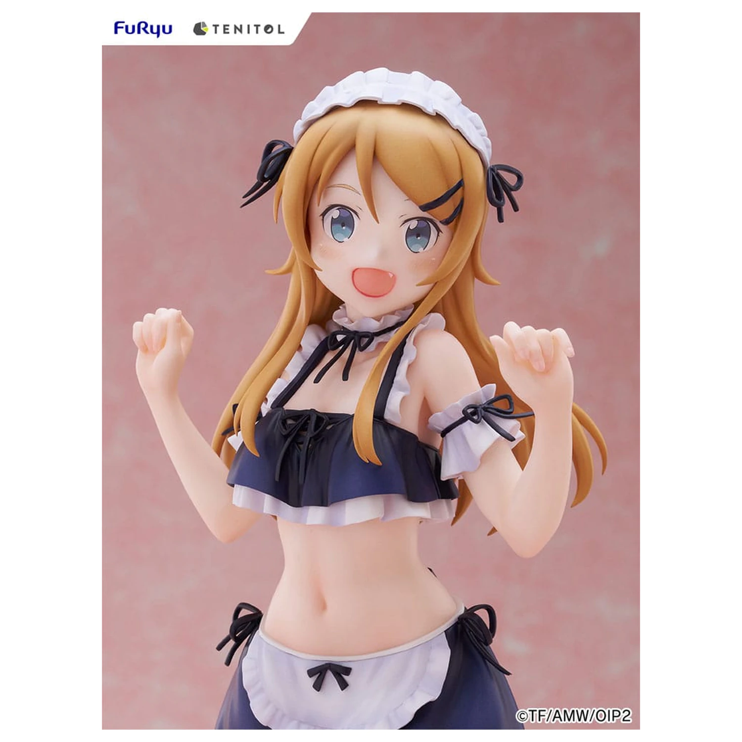 Ore no Imouto ga Konna ni Kawaii Wake ga Nai. Tenitol Tall PVC Statue Kousaka Kirino swimsuits maid Ver. 30 Zentimeter Produktfoto