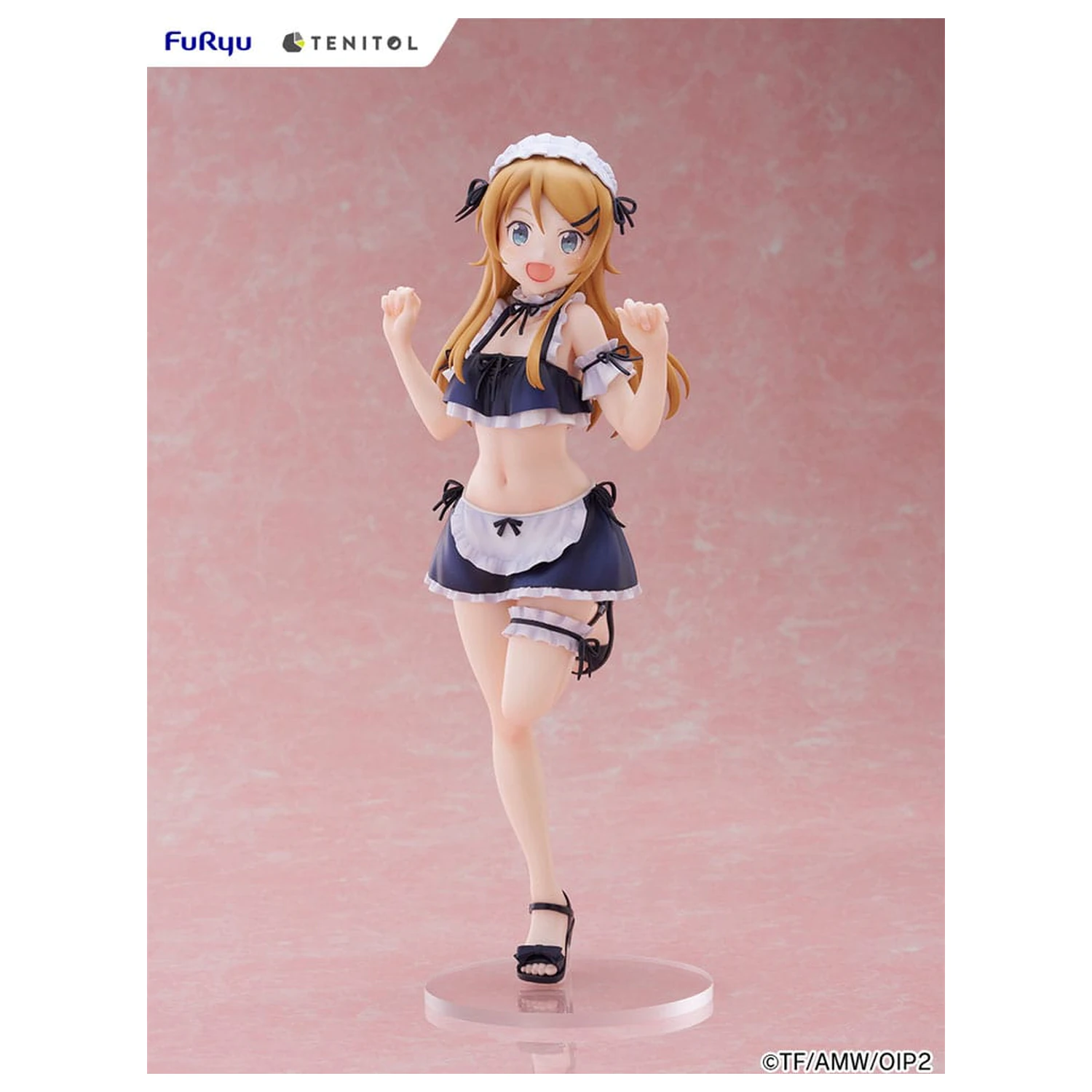 Ore no Imouto ga Konna ni Kawaii Wake ga Nai. Tenitol Tall PVC Statue Kousaka Kirino swimsuits maid Ver. 30 Zentimeter Produktfoto