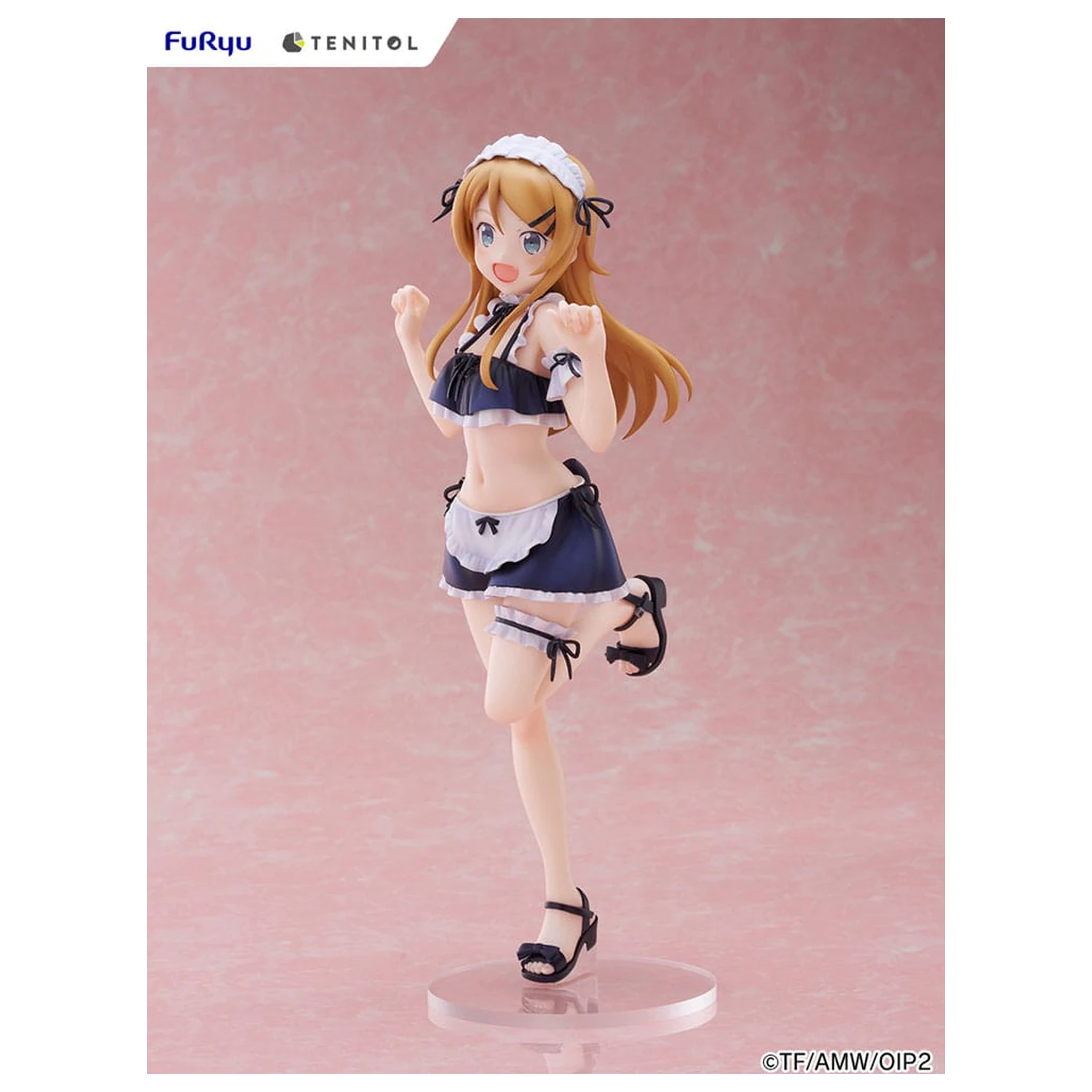 Ore no Imouto ga Konna ni Kawaii Wake ga Nai. Tenitol Tall PVC Statue Kousaka Kirino swimsuits maid Ver. 30 Zentimeter Produktfoto