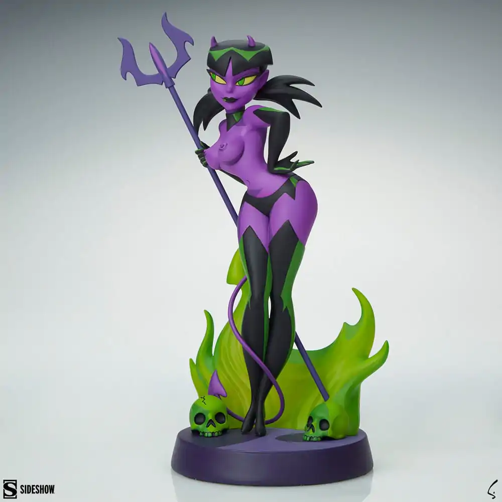 Original Artist Series Statue Devil Girl (Purple and Green Variant) 30 cm Produktfoto