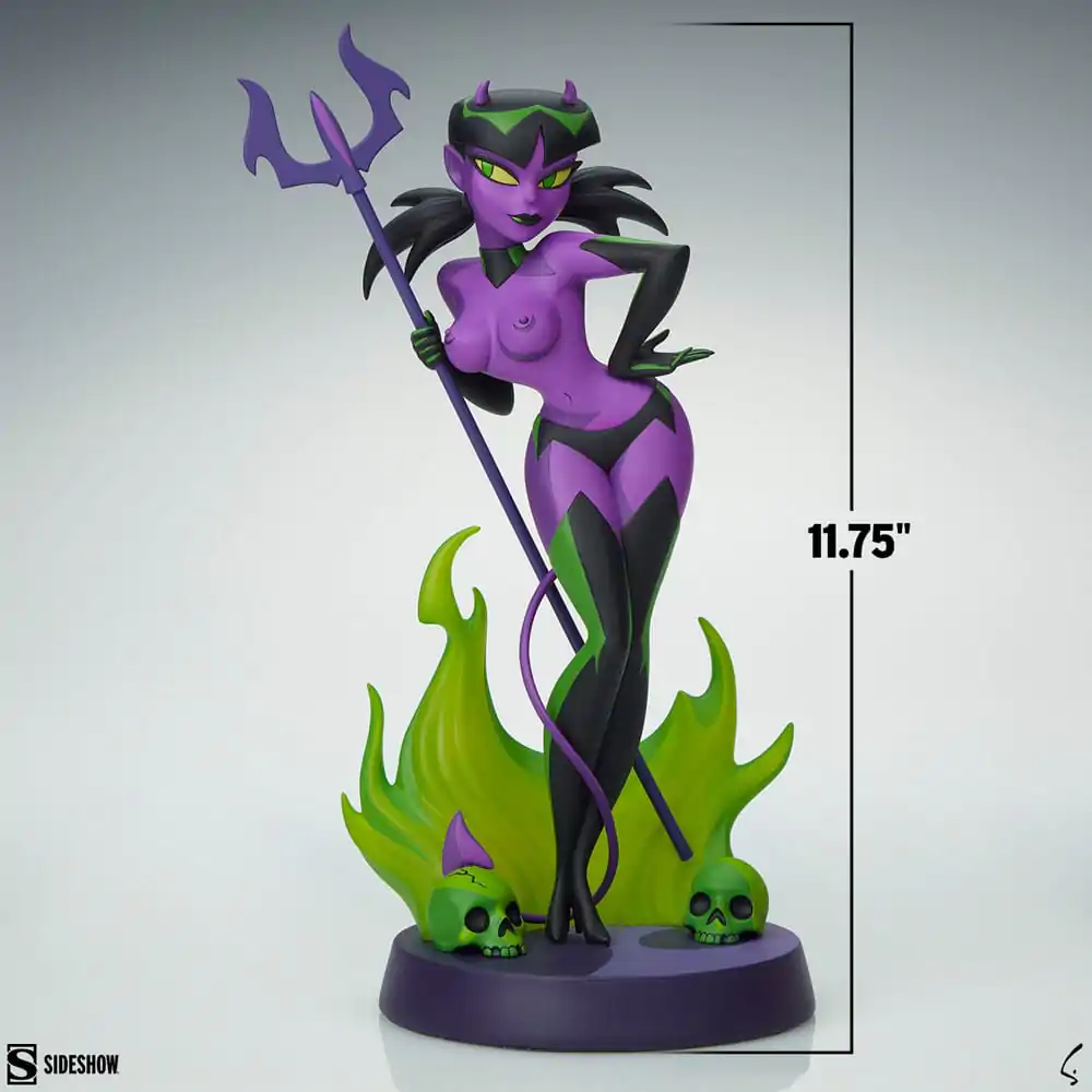 Original Artist Series Statue Devil Girl (Purple and Green Variant) 30 cm Produktfoto